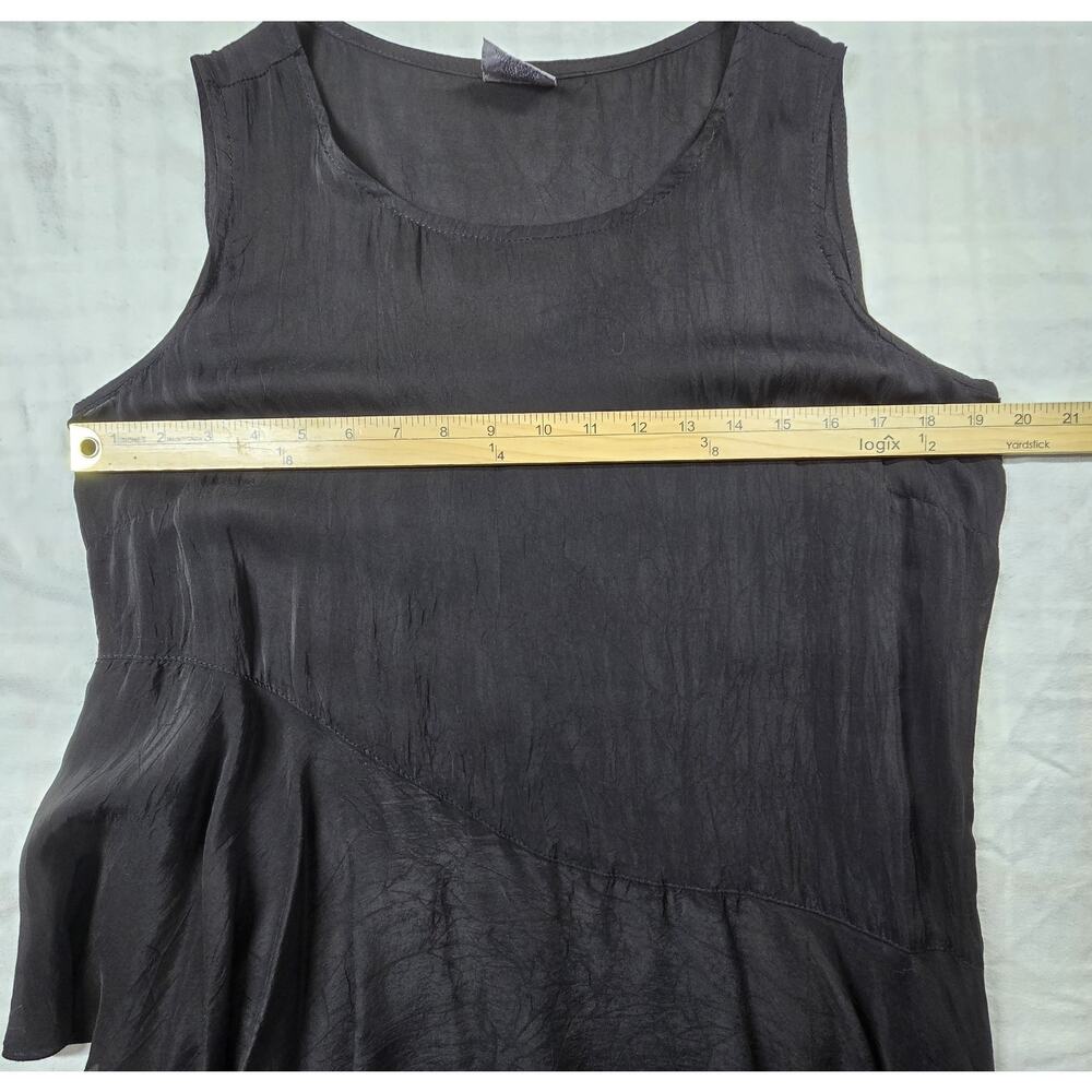 Click Color Me Cotton Cupro Sleeveless Asymmetric… - image 5